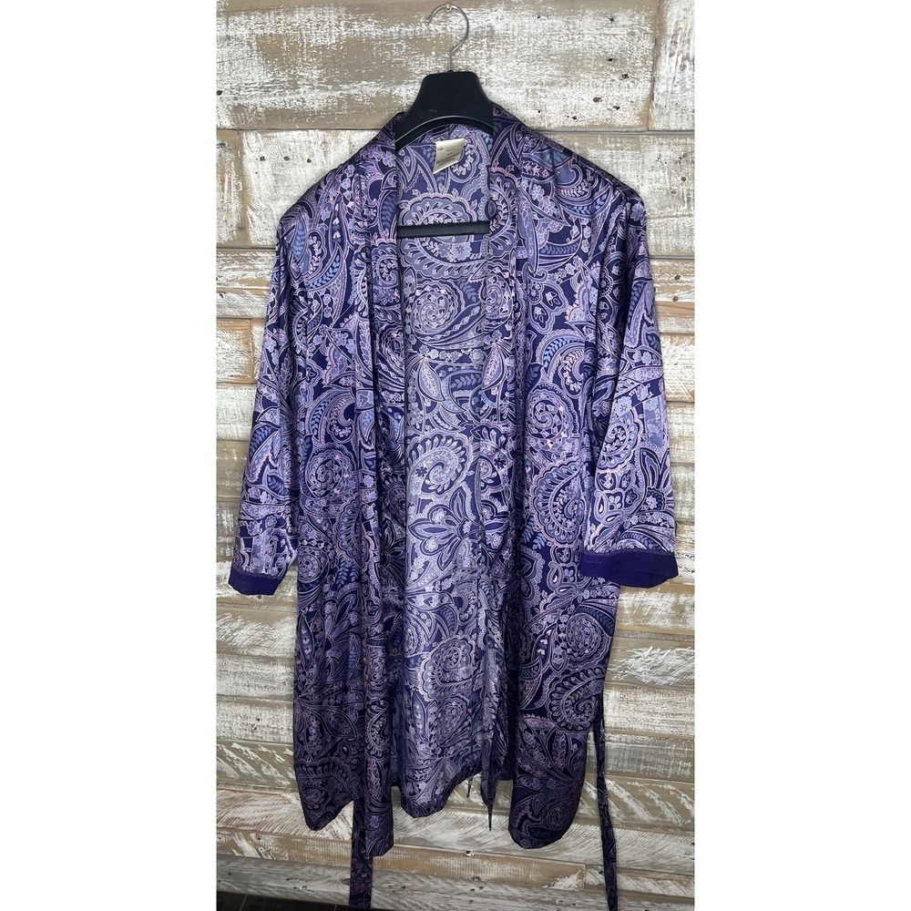 Liz Claiborne womens 100% polyester floral robe‎ 1X
